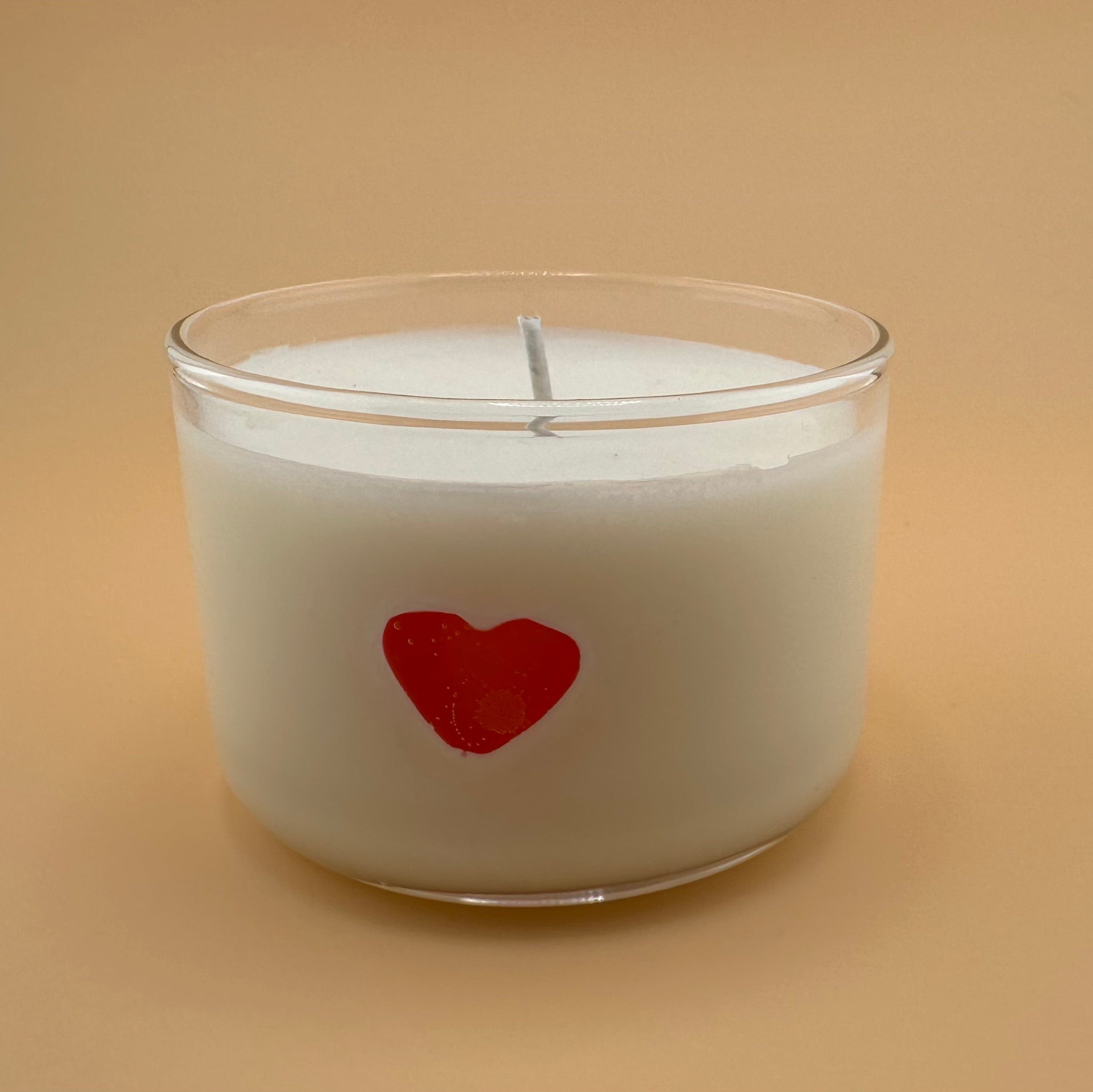Jelly Hearts Mini Glass Tumbler Soy Wax Candle
